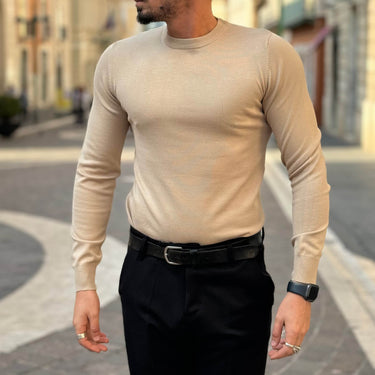 Pullover beige - FLAG STORE